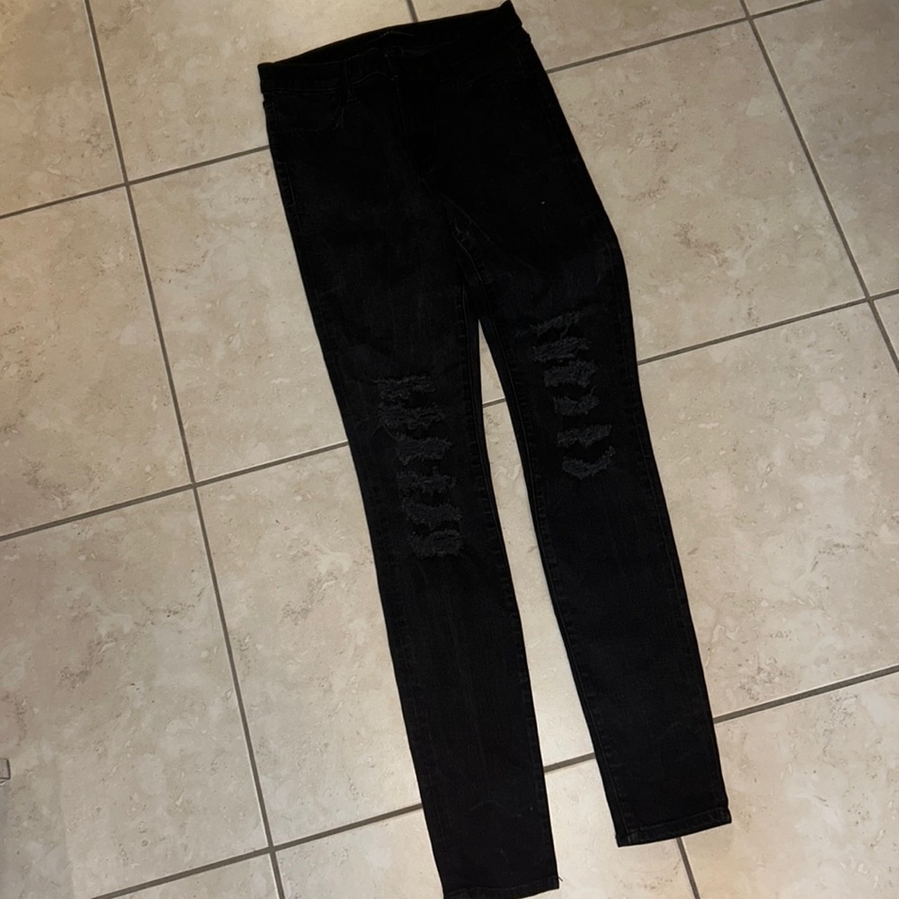 J BRAND MARIA HI RISE BLACK JEANS BACK TO SCHOOL STYLE